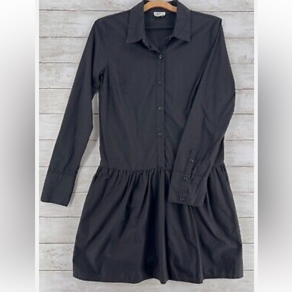 Splendid Dresses & Skirts - SPLENDID x DAMSEL: THE COTTON COLLECTION LONG SLEEVE DRESS Sz. Medium Black